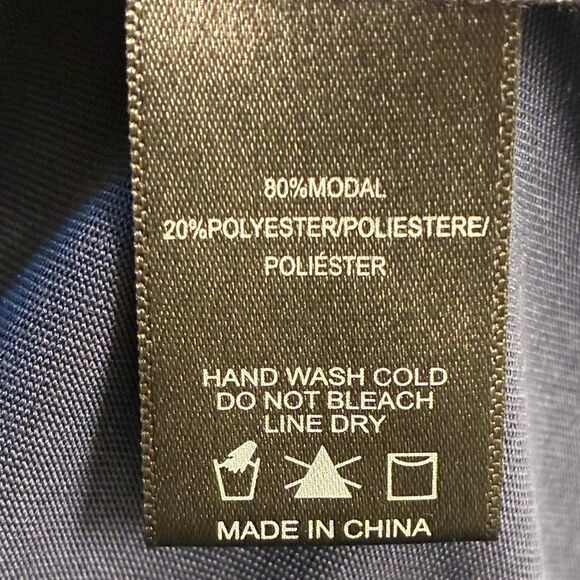 ANTHROPOLOGIE SUNDAY IN BROOKLYN Sleeveless Blouse Navy Women's Size Medium - Picture 5 of 5